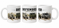 Land Rover Defender Mug – Then & Now